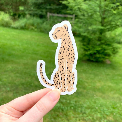 Elyse Breanne Design - Cheetah Sticker 3.5x2in