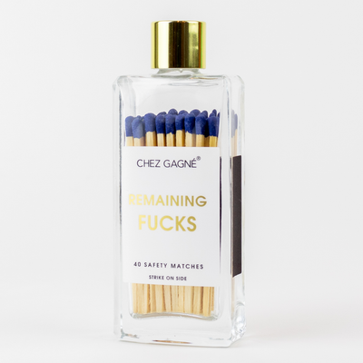 Remaining Fucks Matches - Dark Blue