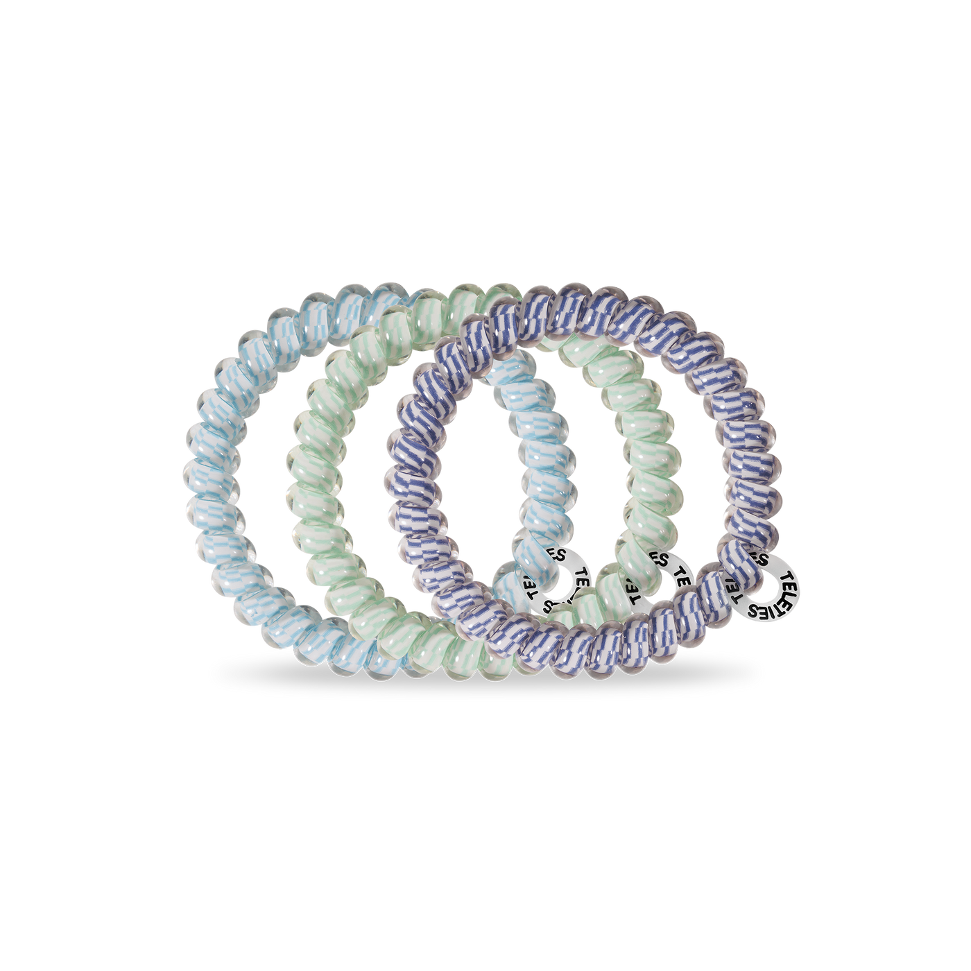 TELETIES - Spiral Hair Coil | Small | Totally Turquoise