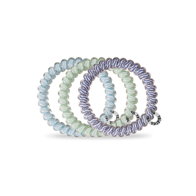 TELETIES - Spiral Hair Coil | Small | Totally Turquoise