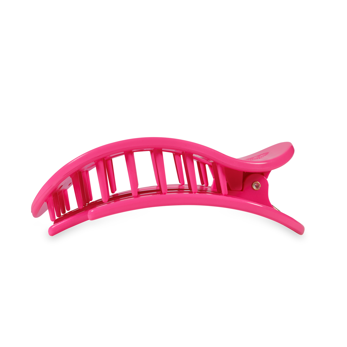TELETIES - Flat Round Hair Clip | Large | Tropical Punch