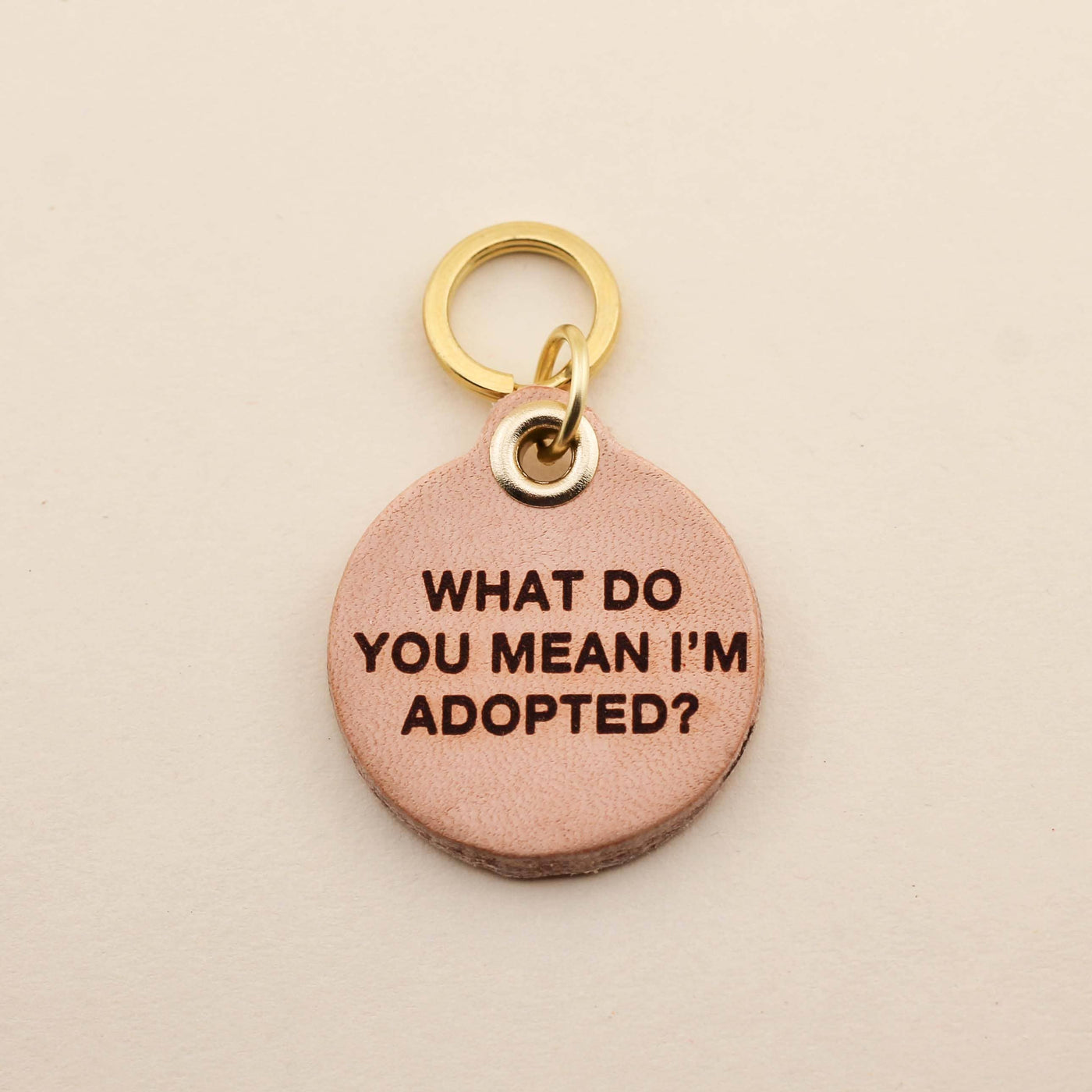 Freshwater Curated Goods - Adopted Pet Tag: Blue Denim Acrylic