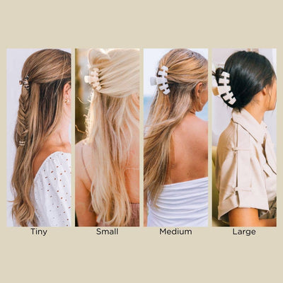 TELETIES - Classic Hair Clip | Small | Tortoise
