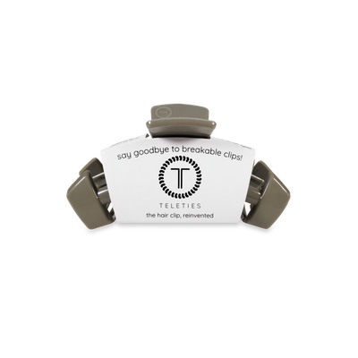 TELETIES - Classic Hair Clip | Tiny | Sage It Ain't So