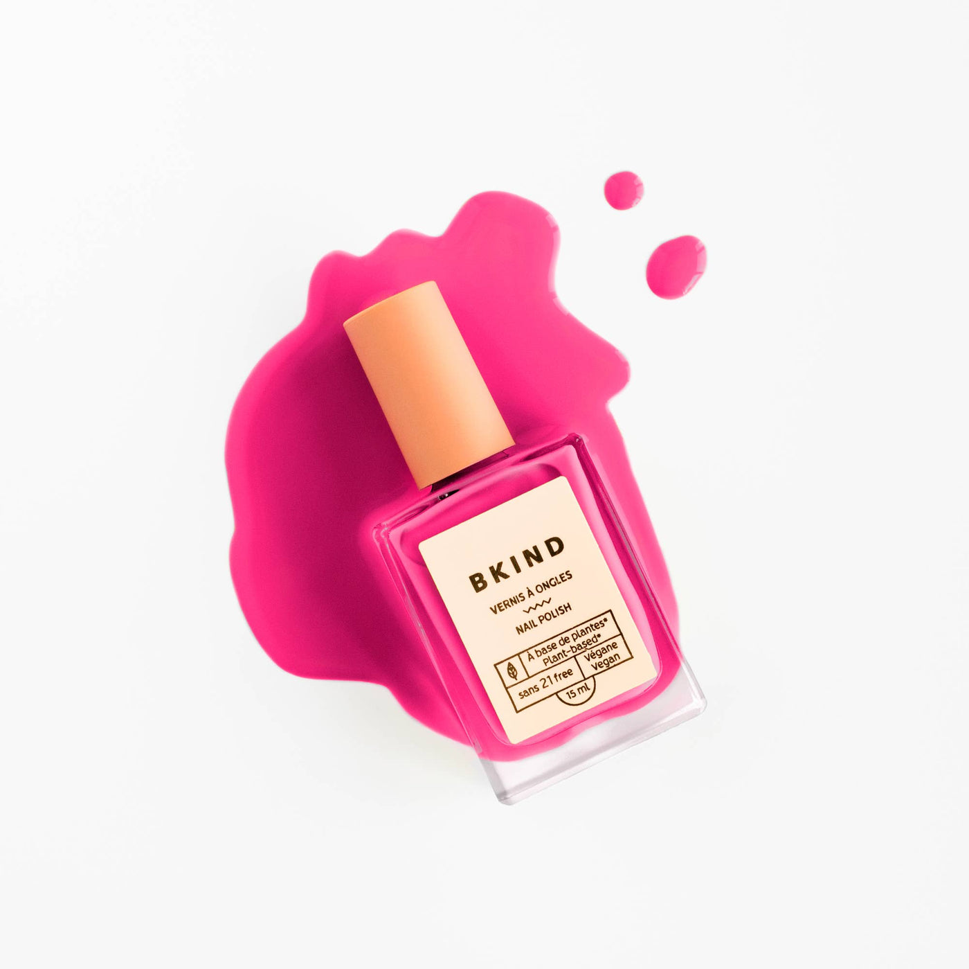 BKIND - Vegan & 21-free Nail Polish - Pitaya