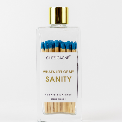 Left of My Sanity Matches - Blue