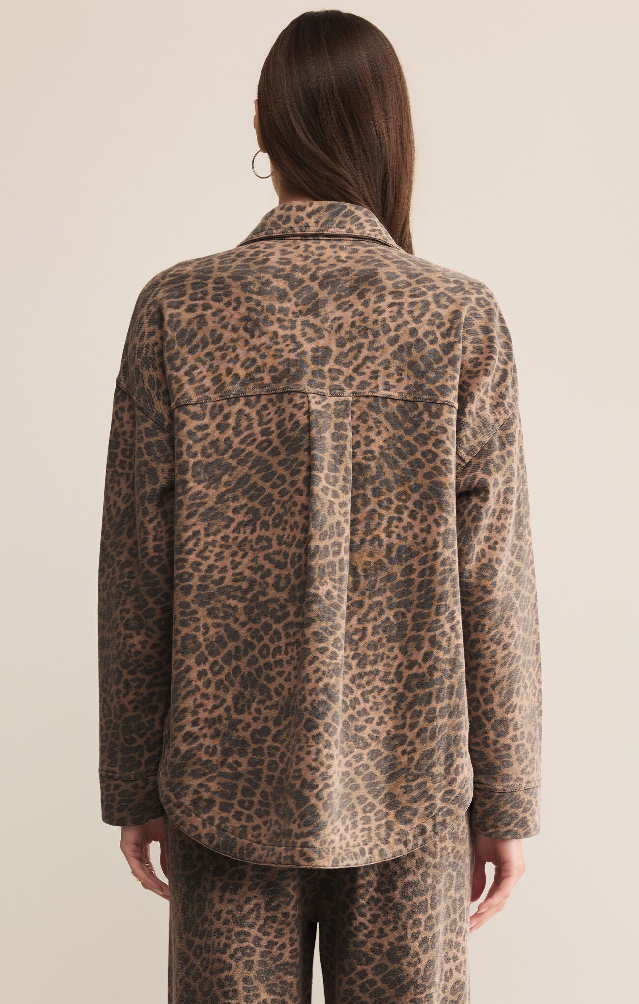 Z Supply : All Day Knit Jacket - Leopard