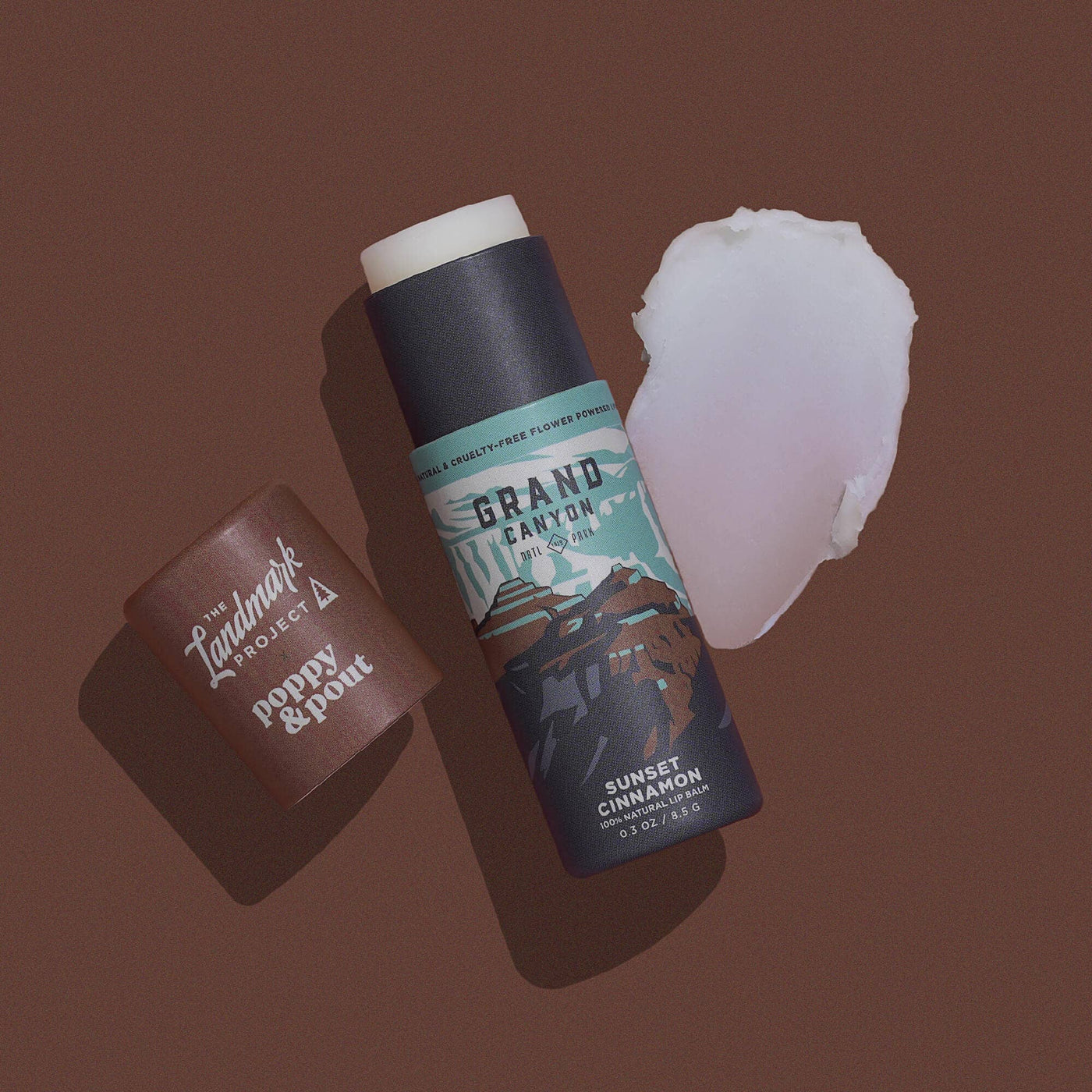 Poppy & Pout - The Landmark Project, Lip Balm, Grand Canyon Sunset Cinnamon