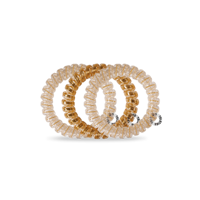 TELETIES - Spiral Hair Coils | Large | Luxury Living Hair Ties