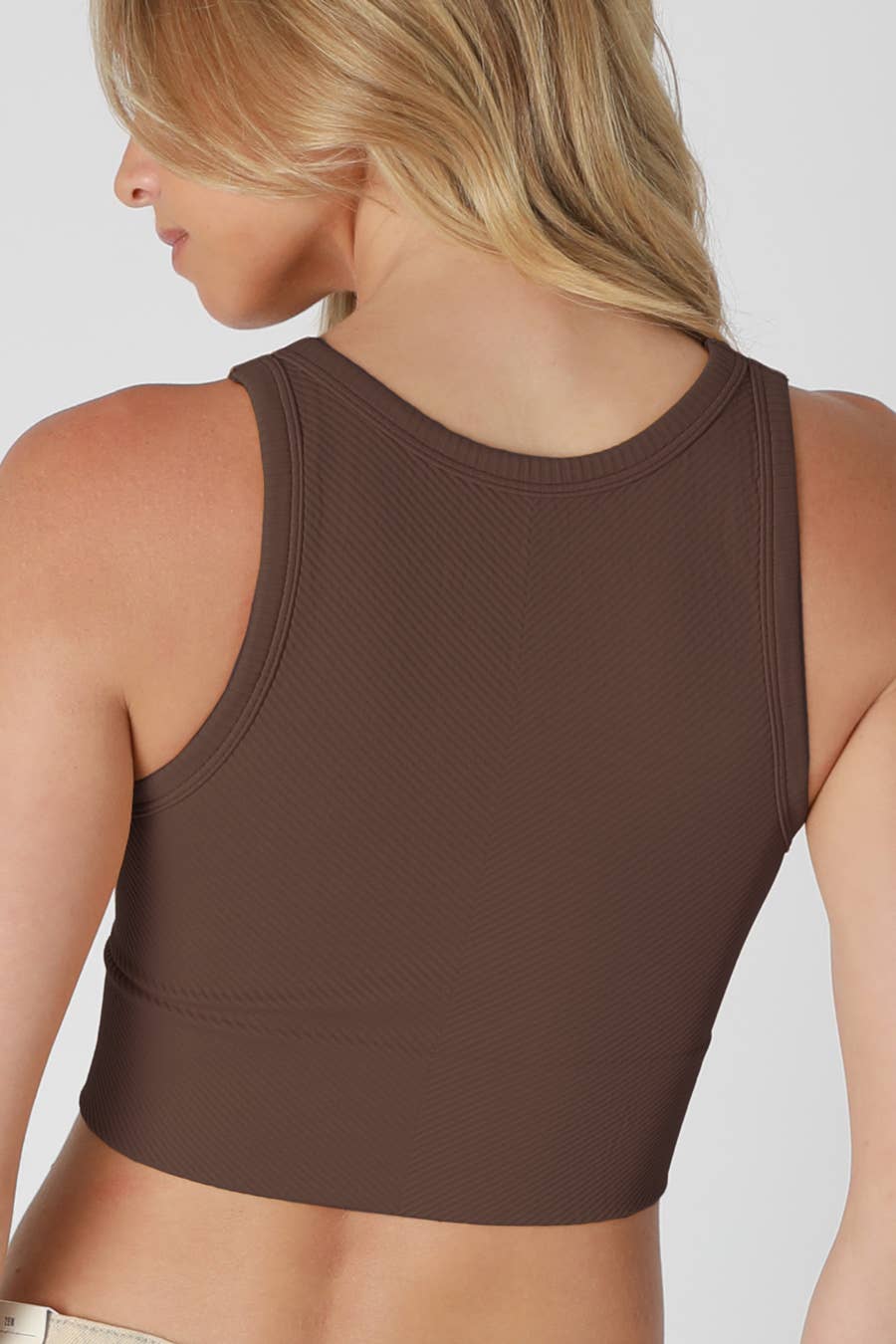 Kayti Top : Chevron Top - Crown Blue