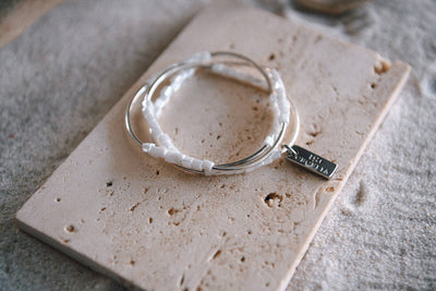 Cecelia Designs Jewelry - Gold or Silver Beaded Triple Wrap Bracelet