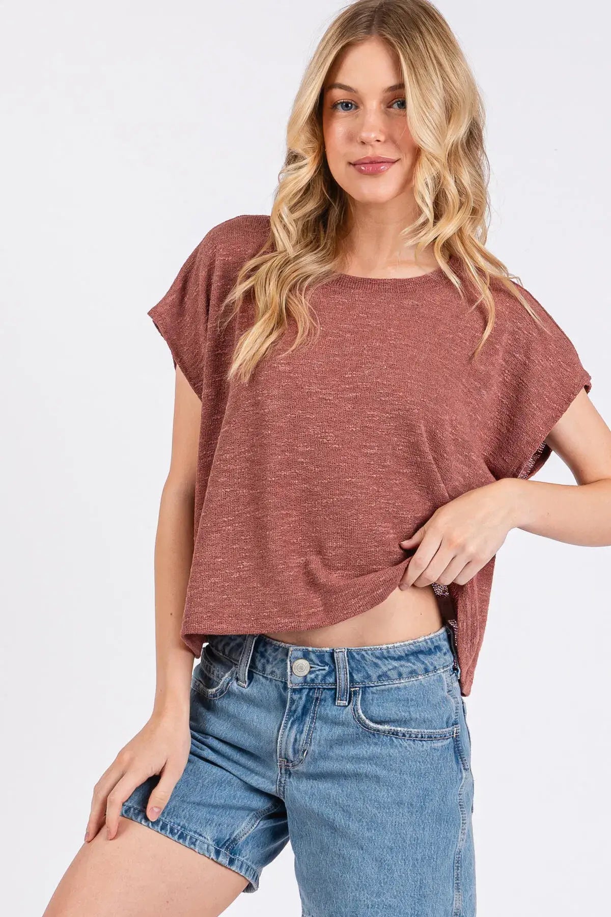 Tiffani Boxy Top