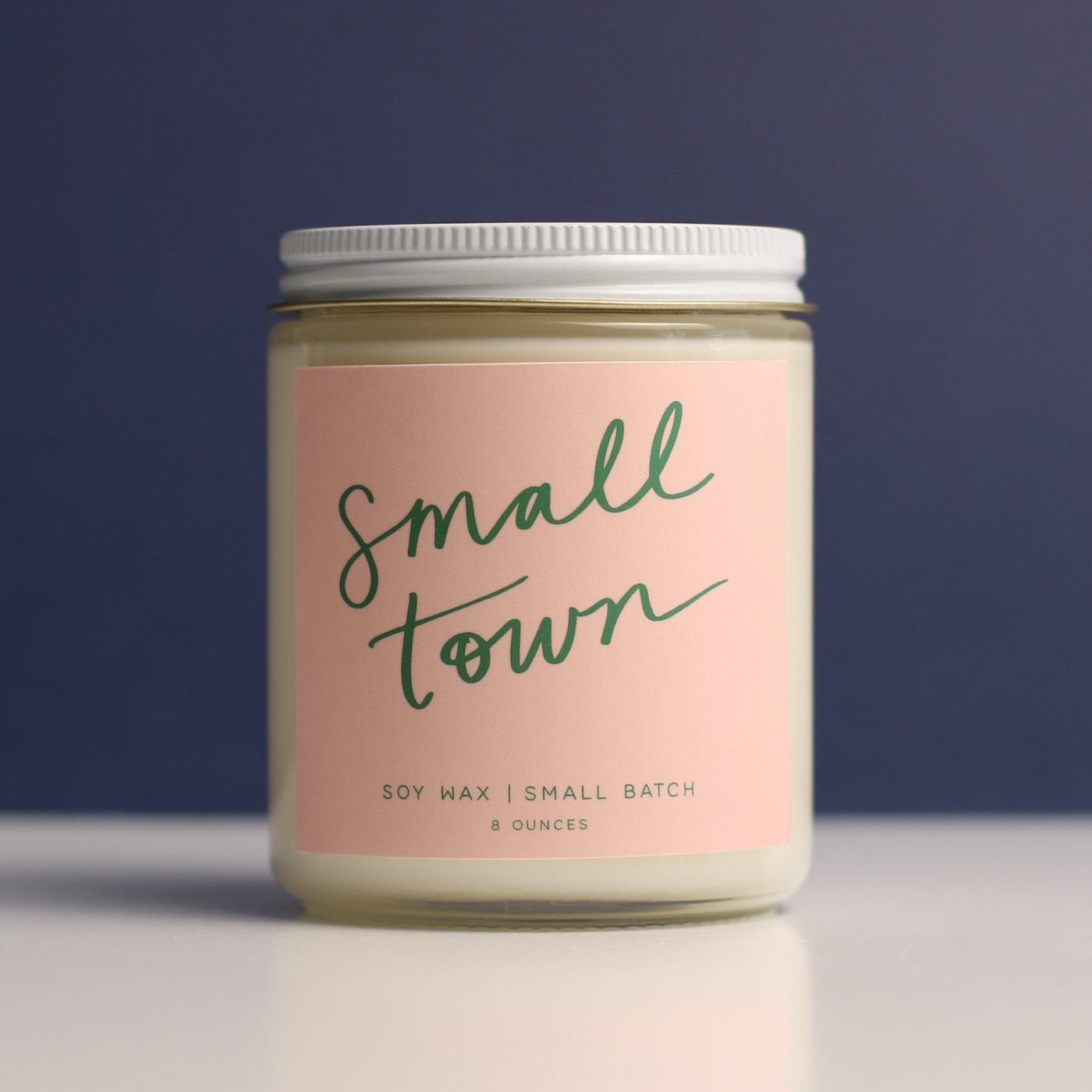 Poured Goods - Small Town: 8 oz Soy Wax - Small Batch Candles