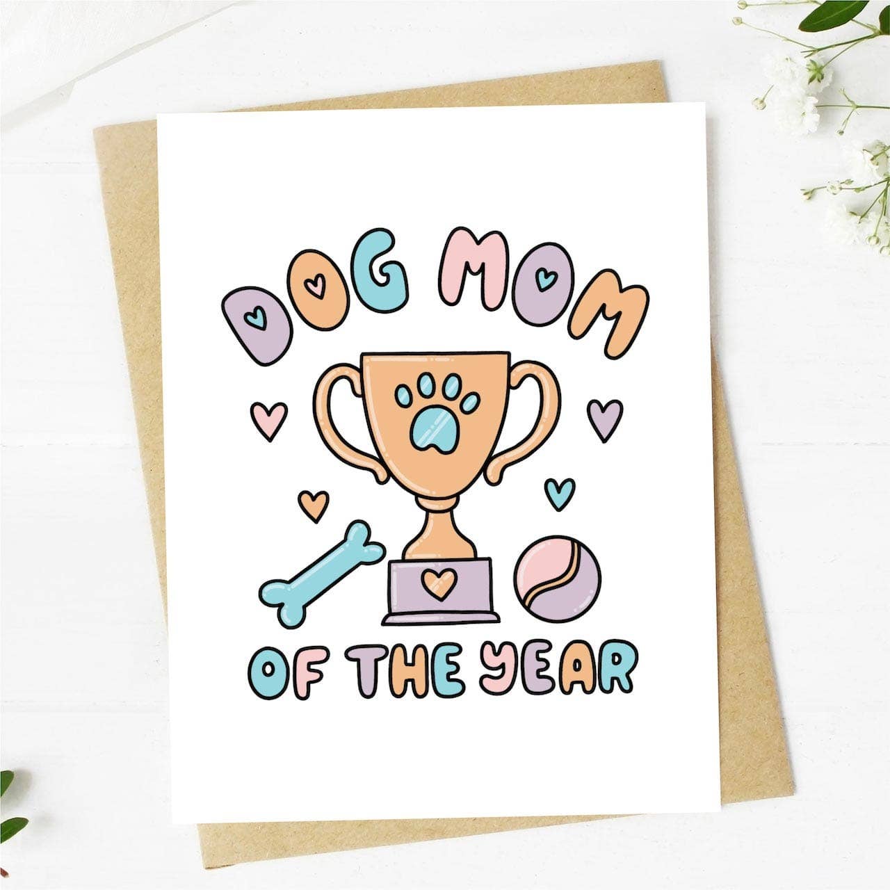 Big Moods - "Dog Mom Of The Year" Greeting Card