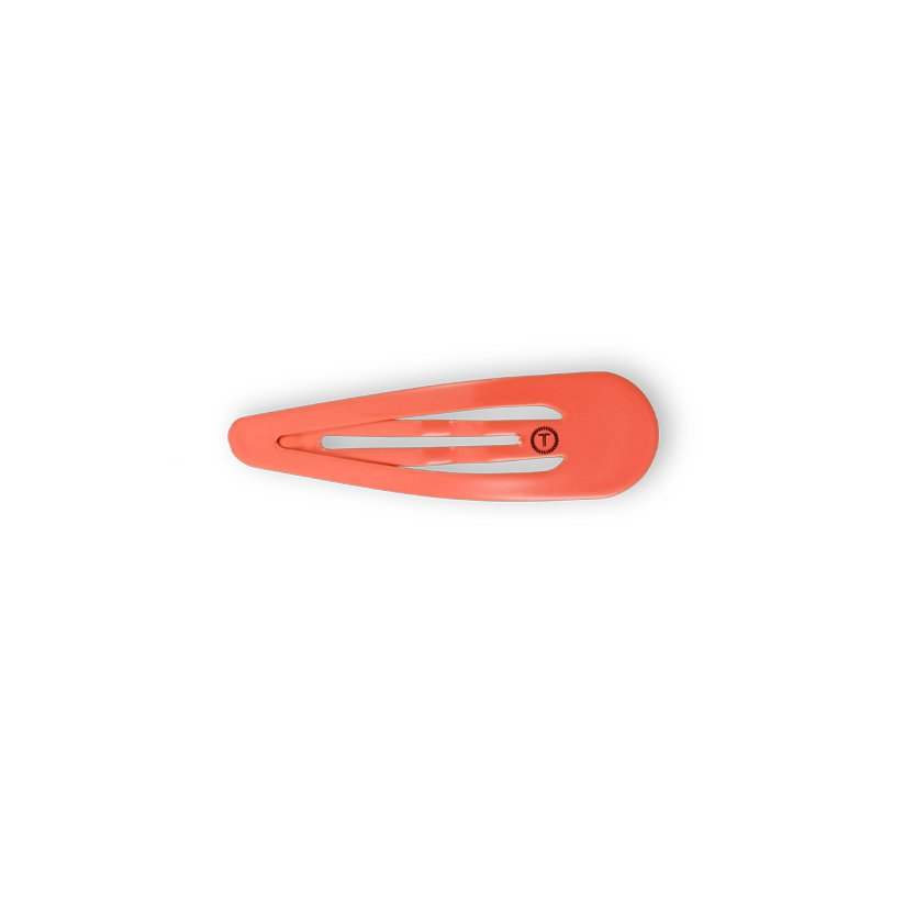 TELETIES - Snap Clip | Coral Craze | 6 Count