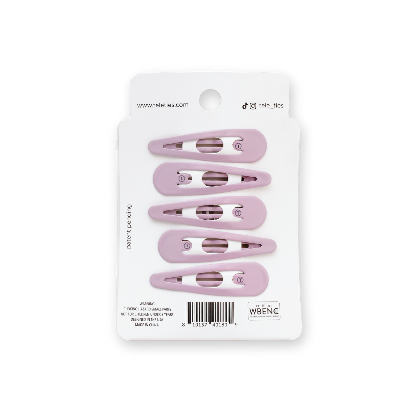 TELETIES - Snap Clip | Technicolor Dreams | 6 Count