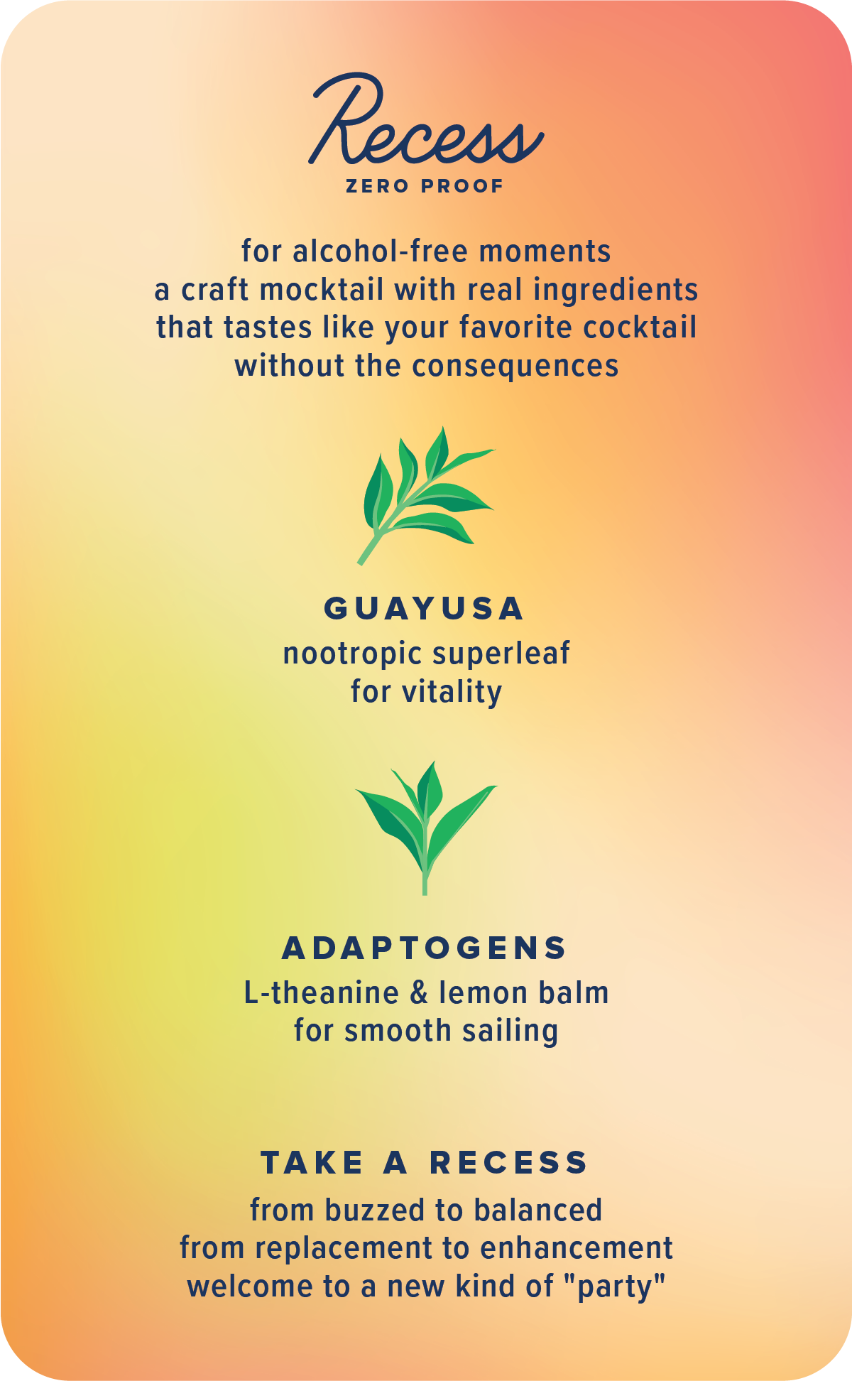 Recess - Lime "Margarita" Mocktail