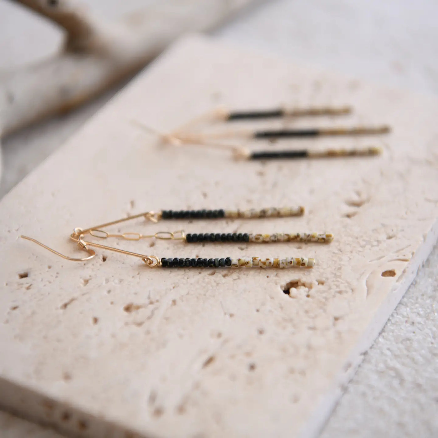 Cecelia Jewelry : Seed Bead Drop Earrings