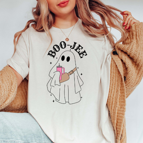 Boo-Jee Ghost Tee : Ivory