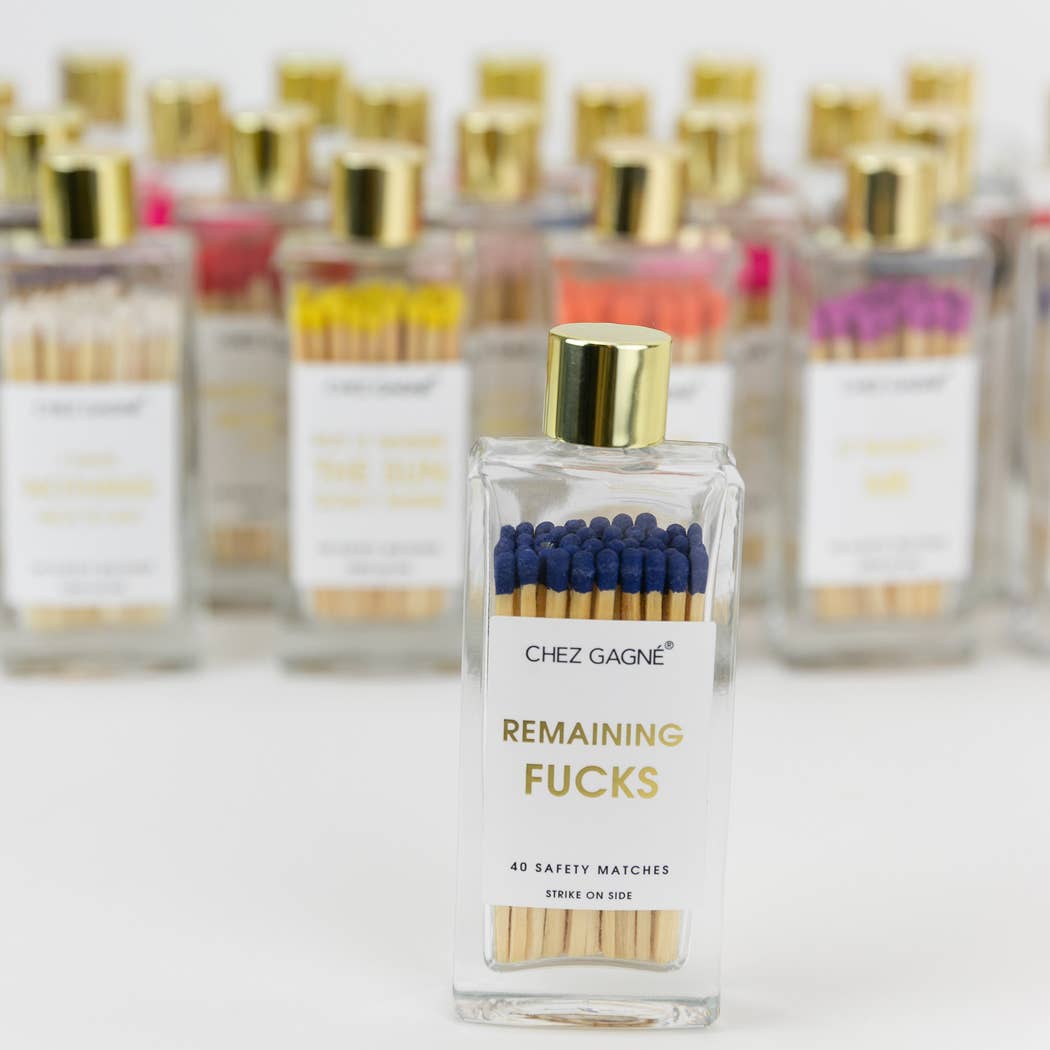 Remaining Fucks Matches - Dark Blue