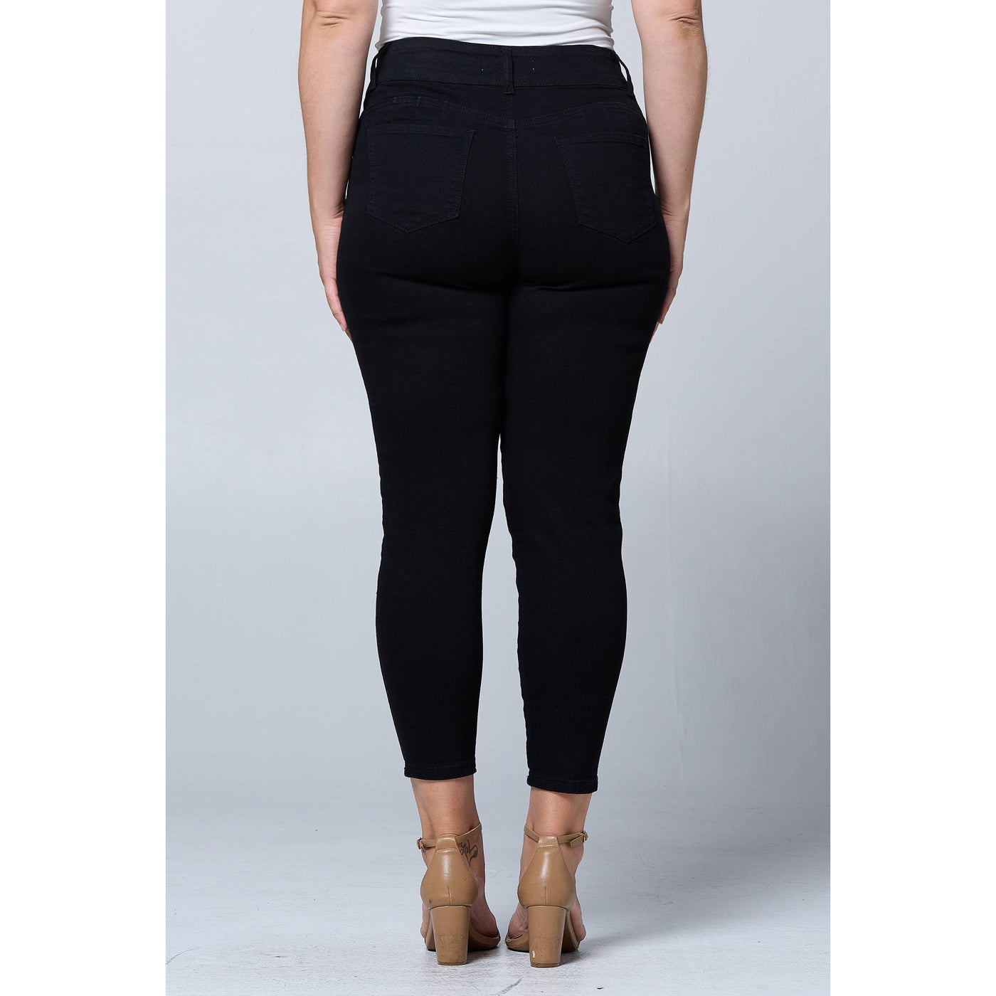 Blue Turtle - Plus Size Tummy Tuck Butt Lift Skinny Jean PH3502X Dark