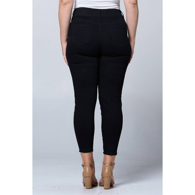 Blue Turtle - Plus Size Tummy Tuck Butt Lift Skinny Jean PH3502X Dark