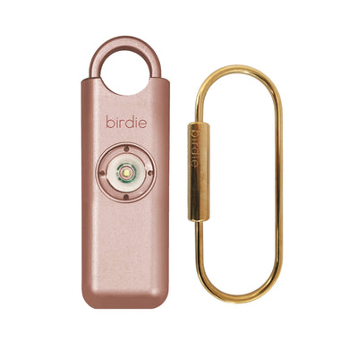 She's Birdie - She's Birdie Personal Safety Alarm: Single / Metallic Rose Gold