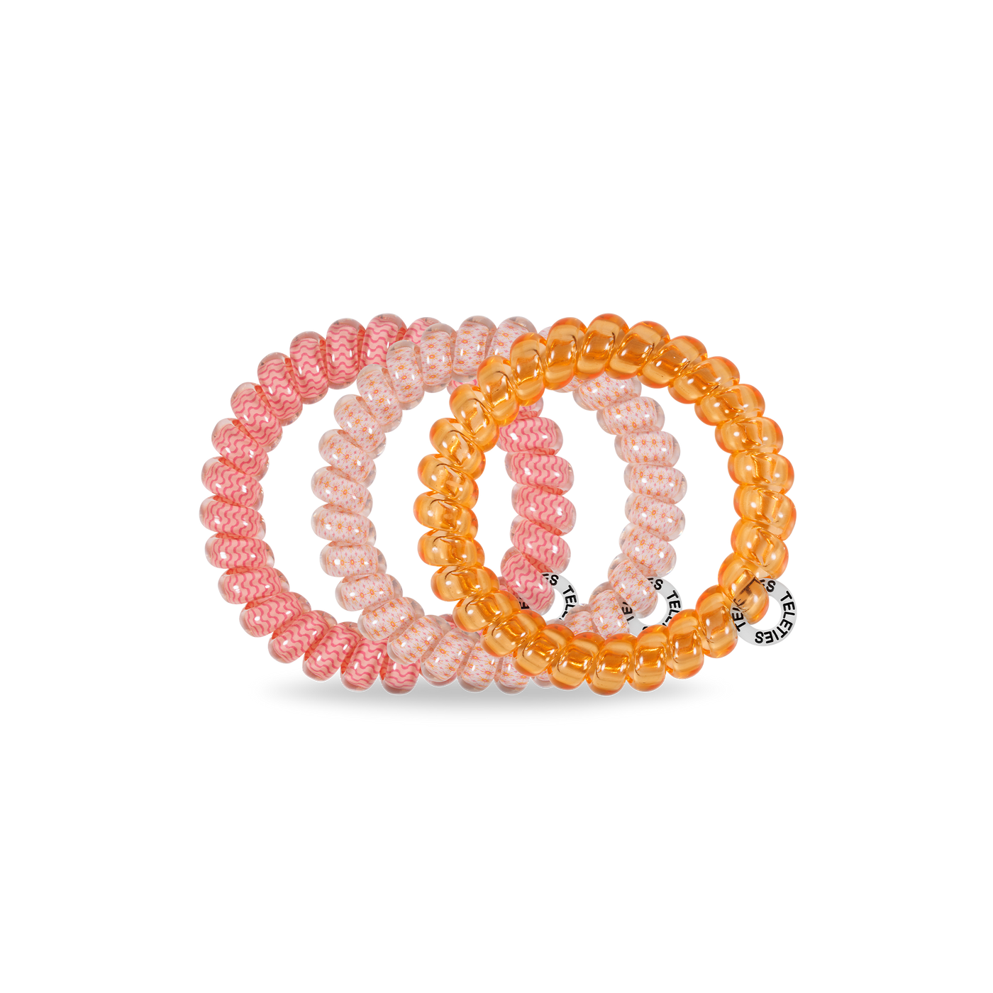 TELETIES - Spiral Hair Coil | Large | Sunny Days Ahead