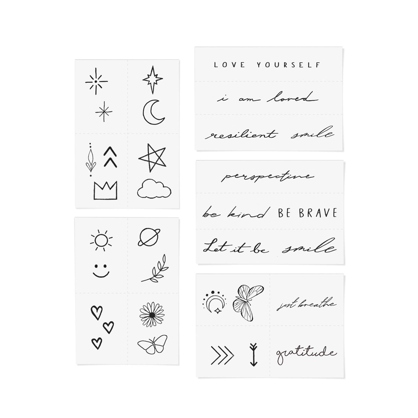 INKED by Dani - Forever Favorites Temporary Tattoo Pack