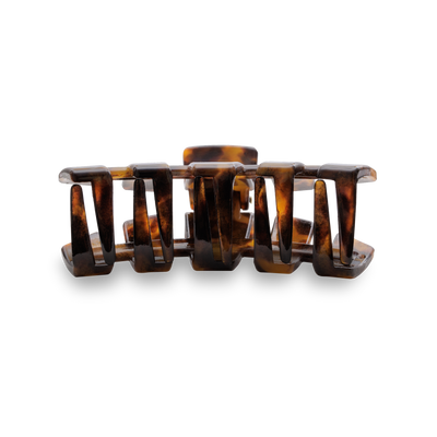TELETIES - Classic Hair Clip | Small | Tortoise