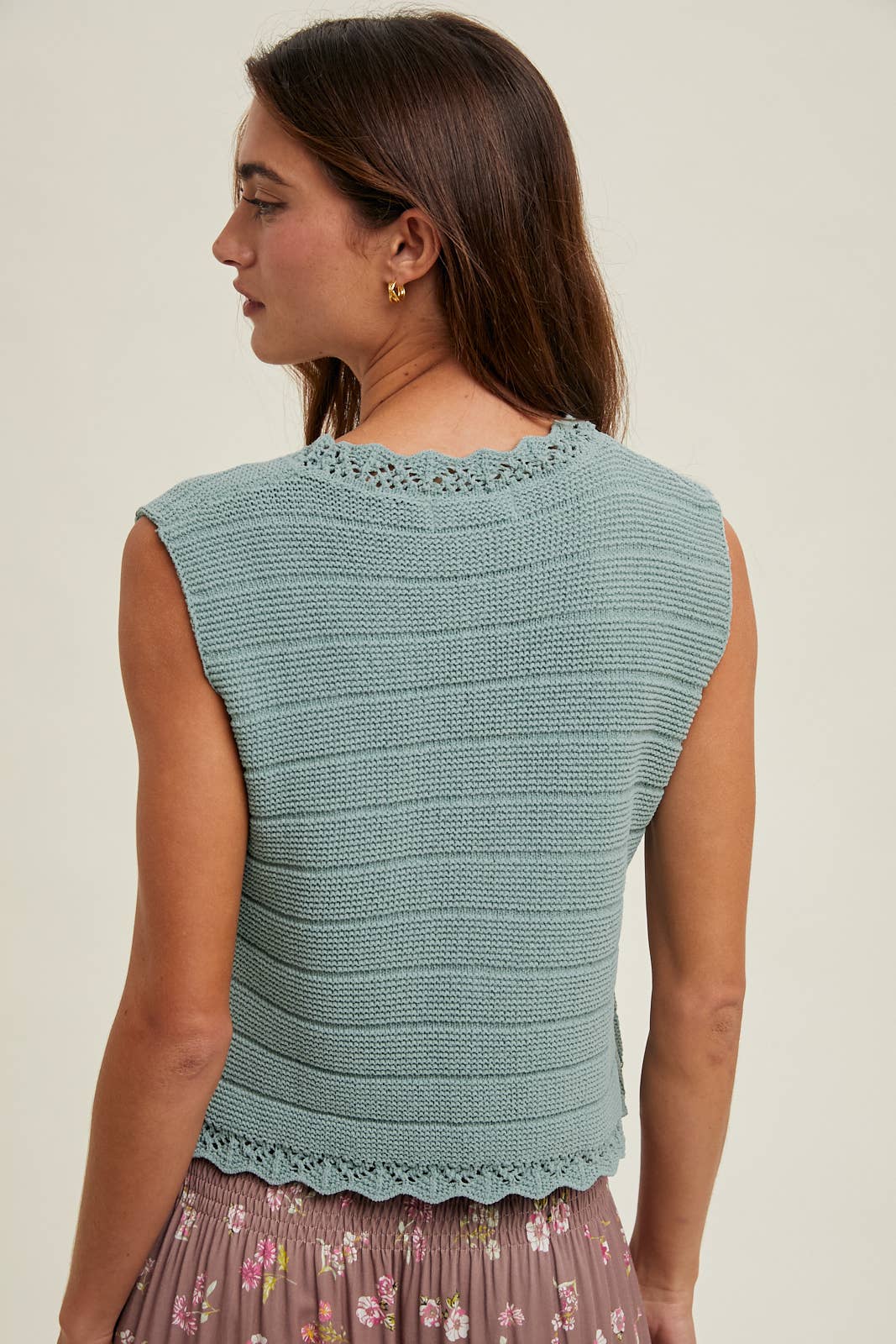 Margot Scalloped Vest