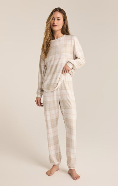 Z SUPPLY : Cozy Plaid Lounge Set