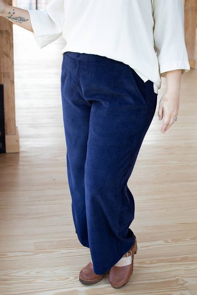 BYTAVI - East Coast Wide Leg Pant: L