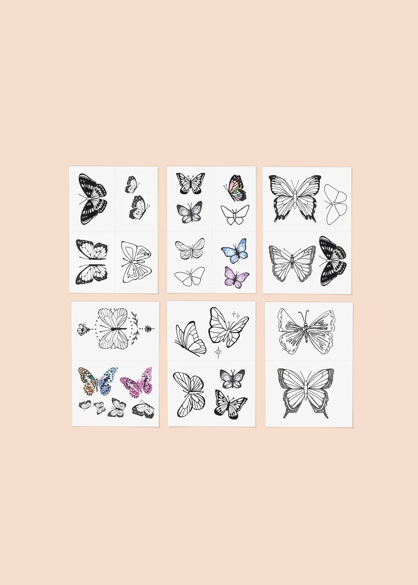 INKED by Dani - Butterfly Dreams Temporary Tattoo Pack