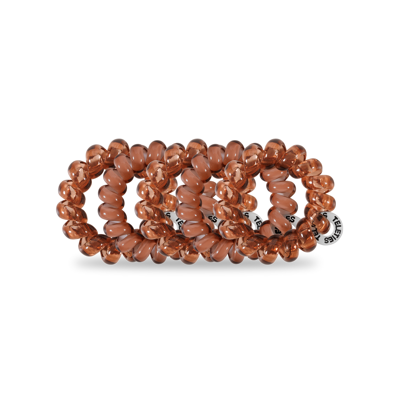 TELETIES - Sprial Hair Coils | Tiny | Mocha Mousse