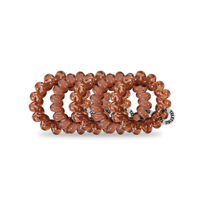 TELETIES - Sprial Hair Coils | Tiny | Mocha Mousse