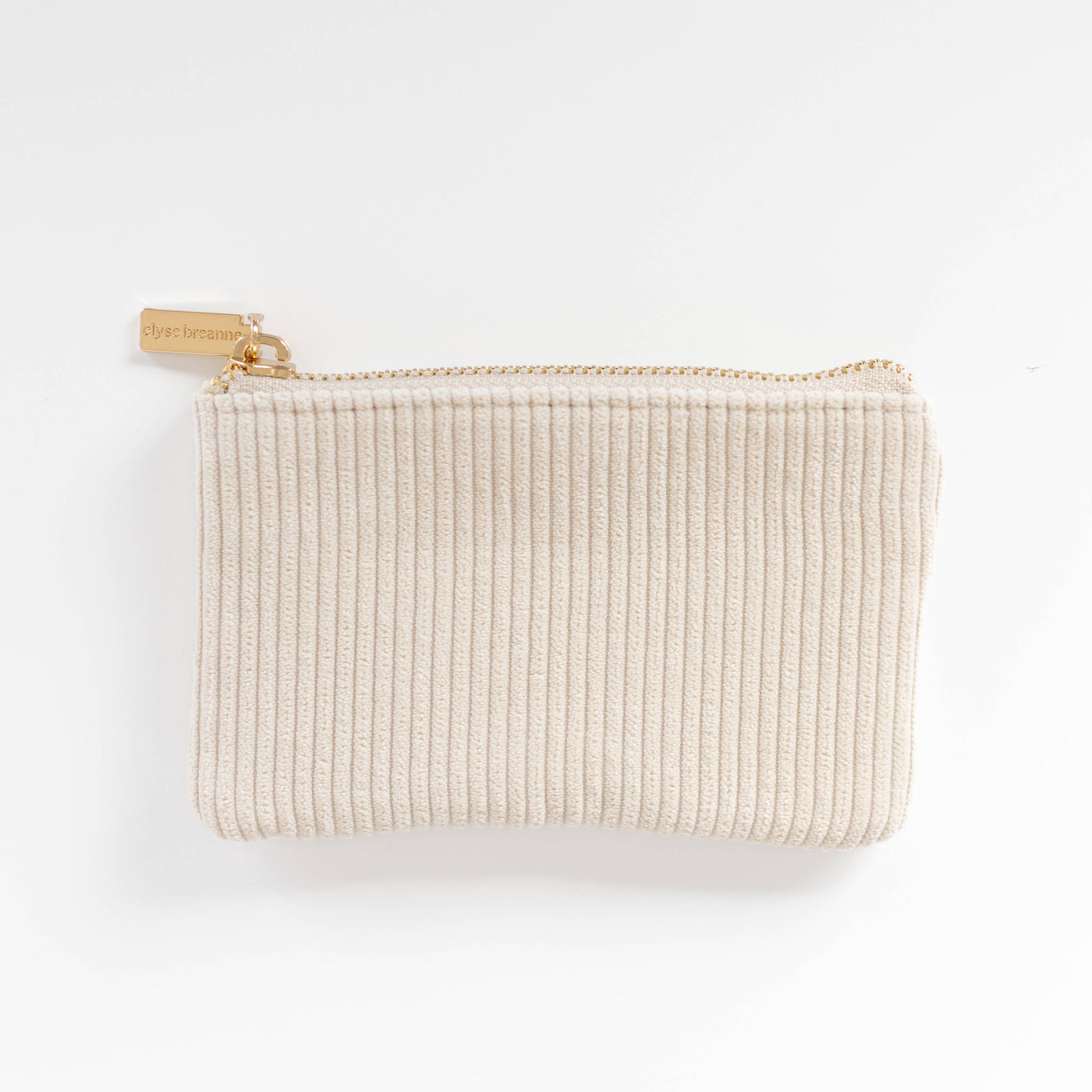 Elyse Breanne Design - Creme Corduroy Coin Pouch