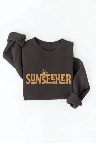 XL OAT COLLECTIVE - SUNSEEKER  Graphic Sweatshirt: HEATHER MUSTARD /