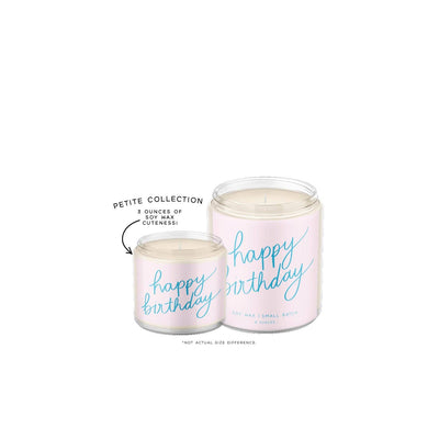 Poured Goods - Happy Birthday: 3oz Petite