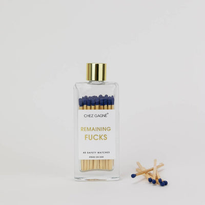 Remaining Fucks Matches - Dark Blue