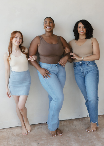 Elizabethn Curvy Reversible Tank