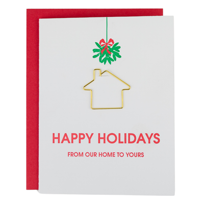From Our Home To Yours - Holiday Letterpress Card