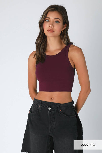 Kayti Top : Chevron Top - Crown Blue