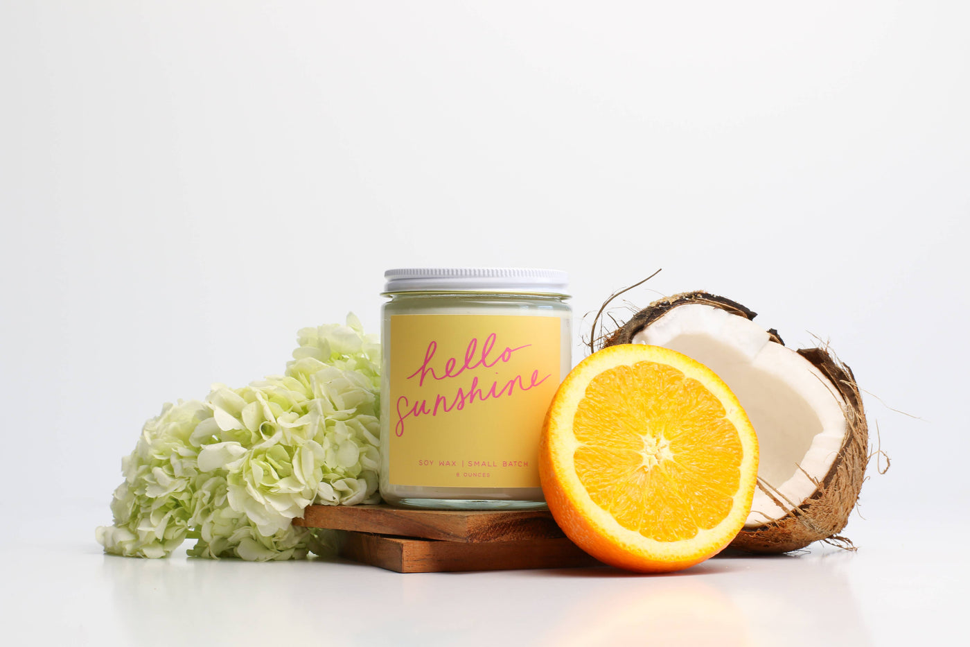 Poured Goods - Hello Sunshine: 8 oz Soy Wax - Small Batch Candles