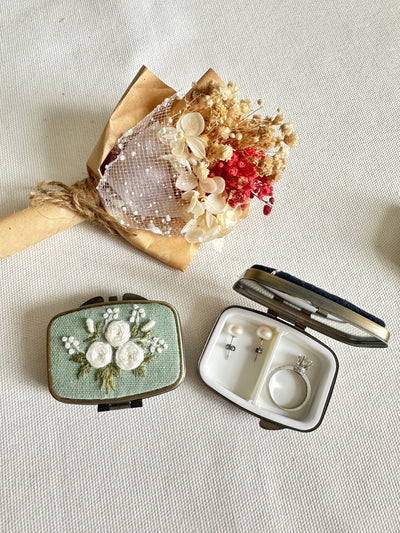 Mini Jewelry Box with Mirror