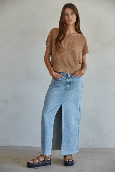 Millie Open Knit Top