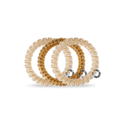 TELETIES - Spiral Hair Coils | Small | Luxury Living Hair Ties