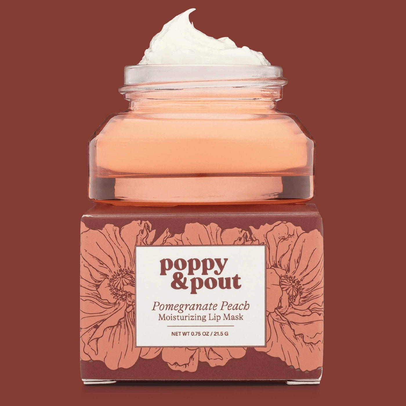 Poppy & Pout - Lip Mask, Original, Pomegranate Peach