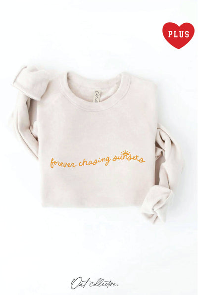 FOREVER CHASING SUNSETS  Cuvy Sweatshirt