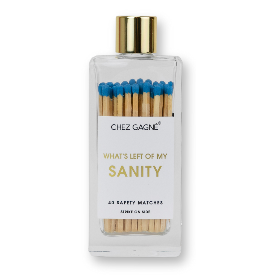 Left of My Sanity Matches - Blue
